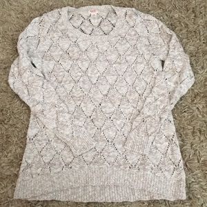 Mossimo Cream Knitted Sweater